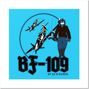 Two Tailed Tom Bf-109 Pilot Posters and Art